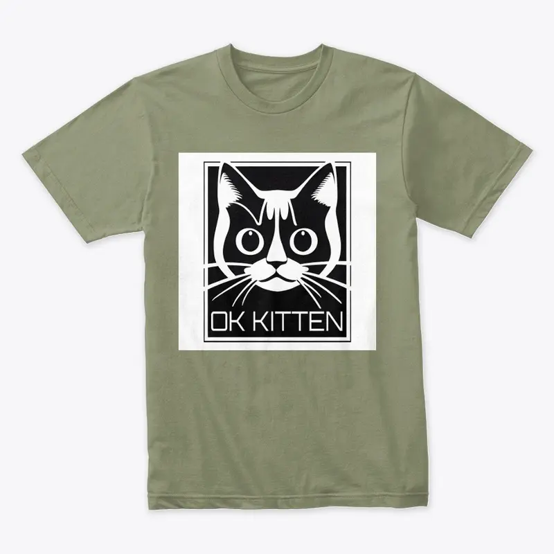 OK KITTEN CAT LOGO